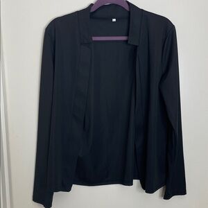 Elegant Black Women's Cardigan